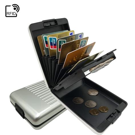 metal protection box for credit cards|metal card holder amazon.